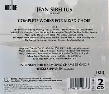 2CD/Box Set Jean Sibelius: Sibelius Compete Works For Mixed Choir