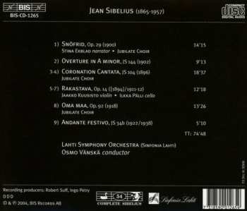CD Jean Sibelius: Snöfrid - Cantatas And Orchestral Works