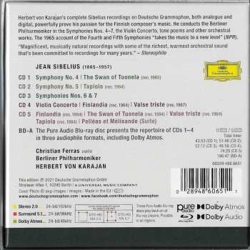 5CD/Box Set/Blu-ray Herbert von Karajan: Karajan Sibelius: Complete Recordings On Deutsche Grammophon