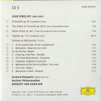 5CD/Box Set/Blu-ray Herbert von Karajan: Karajan Sibelius: Complete Recordings On Deutsche Grammophon