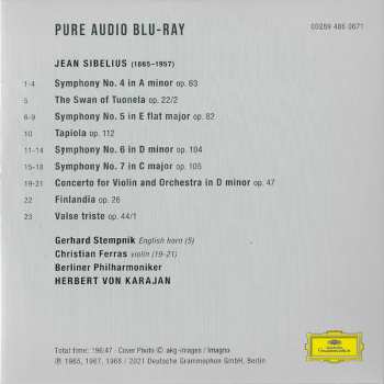 5CD/Box Set/Blu-ray Herbert von Karajan: Karajan Sibelius: Complete Recordings On Deutsche Grammophon