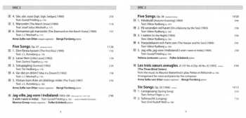 5CD/Box Set Jean Sibelius: Songs