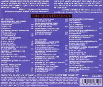 2CD Sidney Bechet: The Quintessence / New York - Paris - Boston (1944-1958)