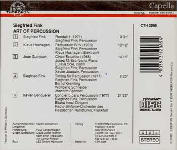 CD Siegfried Fink: Art Of Percussion