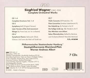 7CD Siegfried Wagner: Siegfried Wagner: Complete Orchestral Works