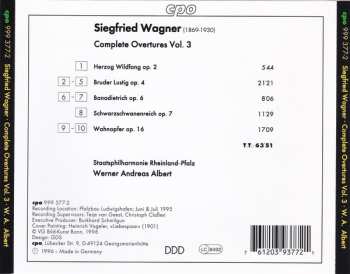 7CD Siegfried Wagner: Siegfried Wagner: Complete Orchestral Works