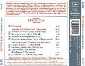 CD Silvestre Revueltas: Orchestral Music: La Noche De Los Mayas / Sensemayá / La Coronela