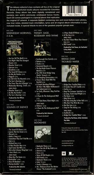 5CD/Box Set Simon & Garfunkel: The Columbia Studio Recordings 1964-1970 LTD
