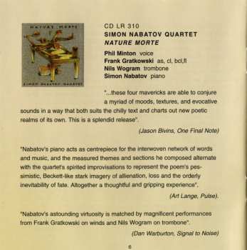 CD Simon Nabatov: Perpetuum Immobile