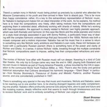 CD Simon Nabatov: Spinning Songs Of Herbie Nichols