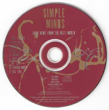 CD Simple Minds: Good News From The Next World