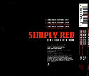 CD Simply Red: Ain't That A Lot Of Love