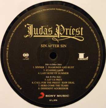LP Judas Priest: Sin After Sin