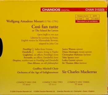 3CD/Box Set Wolfgang Amadeus Mozart: Così