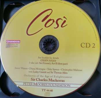 3CD/Box Set Wolfgang Amadeus Mozart: Così