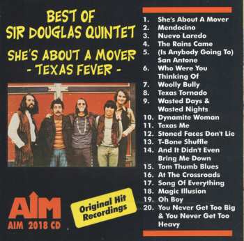 CD Sir Douglas Quintet: Texas Fever - Best Of Sir Douglas Quintet