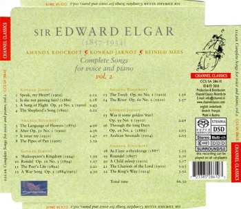 SACD Sir Edward Elgar: Complete Songs For Voice And Piano Vol. 2