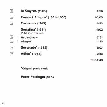 CD Sir Edward Elgar: Works for Piano
