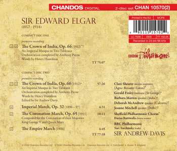 2CD Sir Edward Elgar: The Crown Of India / Imperial March / Coronation March / Empire March