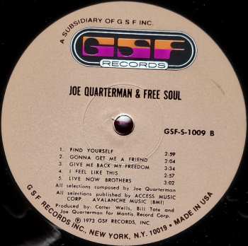 LP Sir Joe Quarterman & Free Soul: Sir Joe Quarterman & Free Soul