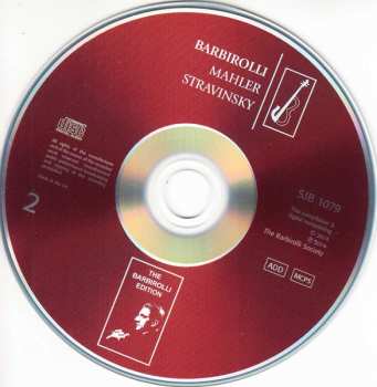 2CD Sir John Barbirolli: Mahler: Symphony No.2 ‘Resurrection’ / Stravinsky: Symphony of Psalms