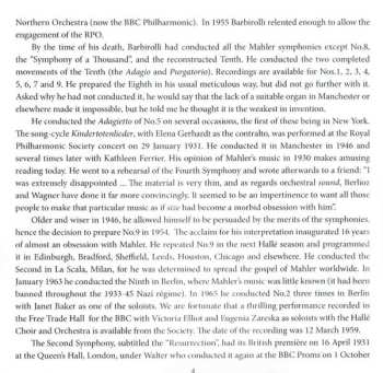 2CD Sir John Barbirolli: Mahler: Symphony No.2 ‘Resurrection’ / Stravinsky: Symphony of Psalms