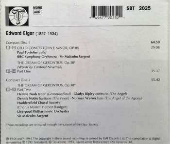 2CD Sir Malcolm Sargent: Edward Elgar - Cello Concerto & The Dream Of Gerontius