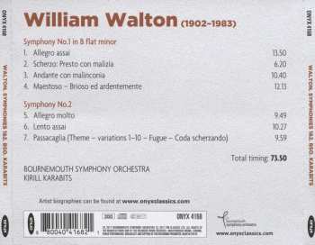 CD Sir William Walton: Symphonies 1 & 2