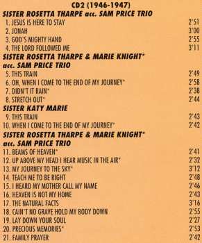 2CD Sister Rosetta Tharpe: Complete Sister Rosetta Tharpe Vol. 2: 1943-1947