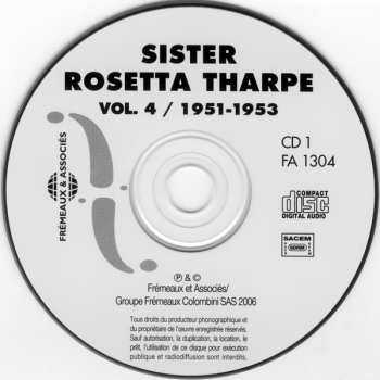 2CD Sister Rosetta Tharpe: Complete Sister Rosetta Tharpe Vol. 4: 1951-1953