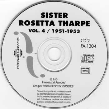 2CD Sister Rosetta Tharpe: Complete Sister Rosetta Tharpe Vol. 4: 1951-1953