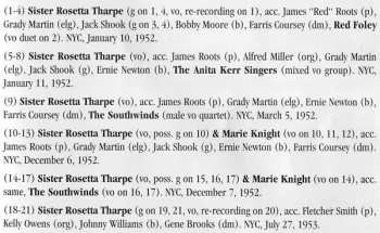 2CD Sister Rosetta Tharpe: Complete Sister Rosetta Tharpe Vol. 4: 1951-1953
