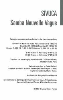 CD Sivuca: Samba Nouvelle Vague
