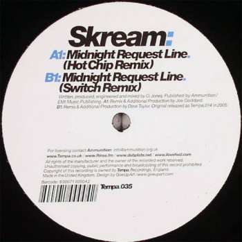 LP Skream: Midnight Request Line Remixes LTD