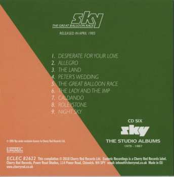 7CD/DVD/Box Set Sky: The Studio Albums 1979-1987