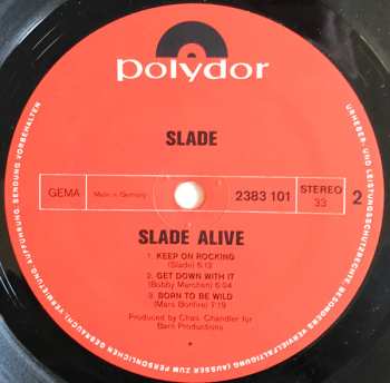 LP Slade: Slade Alive!