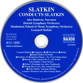 CD Detroit Symphony Orchestra: Slatkin Conducts Slatkin: The Raven • Endgames • Kinah • In Fields