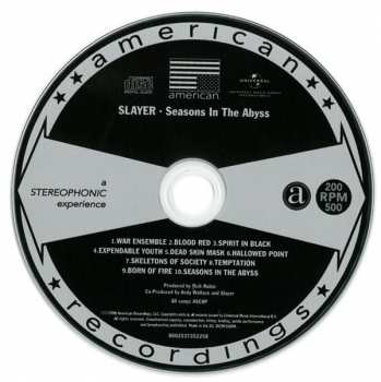 CD Slayer: Seasons In The Abyss