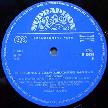 LP Václav Zahradník Big Band: B & S