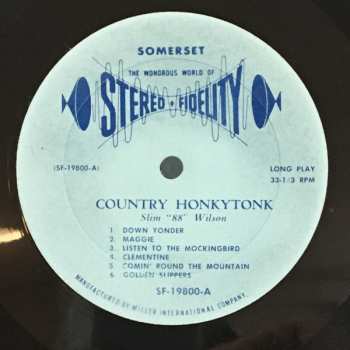LP Slim "88" Wilson: Country Honkytonk Piano