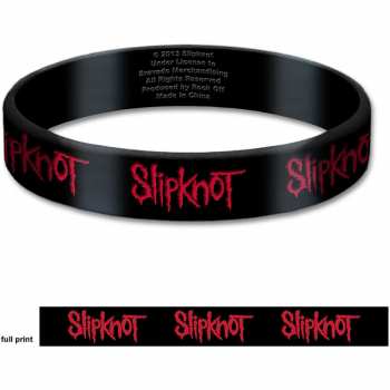 Merch Slipknot: Rubber Bracelet Logo Slipknot
