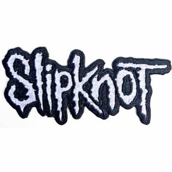 Merch Slipknot: Patch Cut-out Logo Slipknot Black Border
