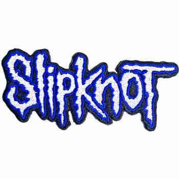 Merch Slipknot: Patch Cut-out Logo Slipknot Blue Border