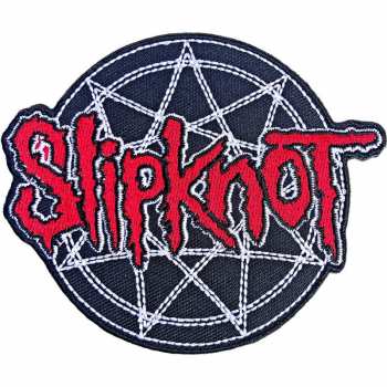 Merch Slipknot: Patch Red Logo Slipknot Over Nonogram