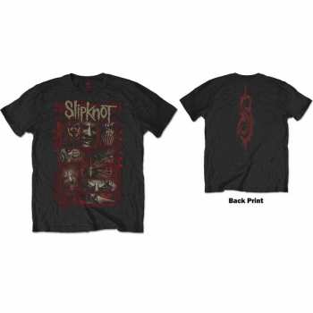 Merch Slipknot: Tričko Sketch Boxes  S