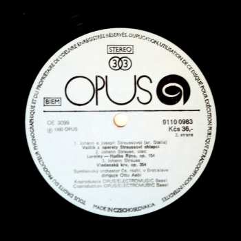 LP Slovak Radio Symphony Orchestra: Strauss Family Waltzes Vol. 1