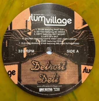 LP Slum Village: Detroit Deli (A Taste Of Detroit) CLR