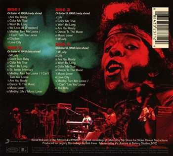4CD Sly & The Family Stone: Live At The Fillmore East October 4th & 5th, 1968
