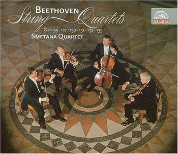 3CD Ludwig van Beethoven: Beethoven String Quartets Opp 95, 127, 130, 131, 132, 135