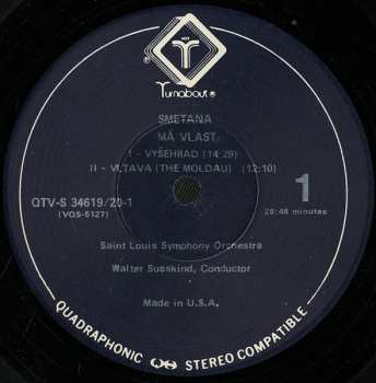 2LP Bedřich Smetana: Má Vlast (Complete Symphonic Cycle)· Overture & Dances From "The Bartered Bride"